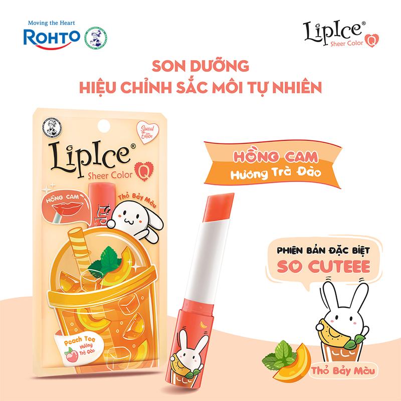 Son dưỡng môi có màu LIPICE SHEER COLOR Q, hiệu chỉnh sắc môi tự nhiên, 2.4G