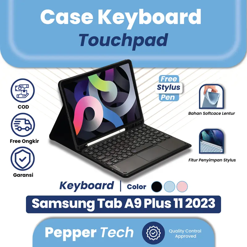 Case Keyboard For Samsung Tab A9 Plus A9+ 11 Inch 2023 WiFi 5G LTE SM X210 X215 X216 Wireless Flip Standing Bookcover Softcase Tablet Bluetooth 0