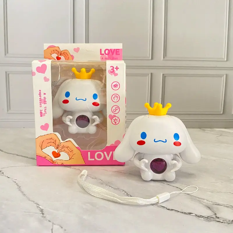 (Kado Unik] Versisuara love you Cinnamoroll Melody Lotso Kuromi Sanrio LED Night Light Kemasan Box 6