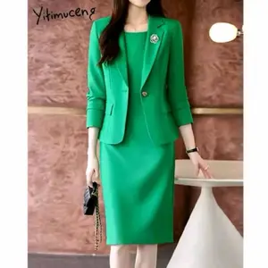 PROMO-Setelan Blazer Wanita &Dress /Setelan Blazer kerja Dress Wanita Premium
