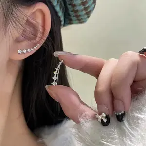 AT15 -- ANTING ELARA STUD LETTER Earrings