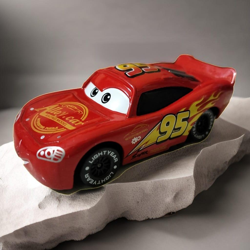 Daicast McQueen Body Metal - Mainan dan Koleksi Miniatur - Toy