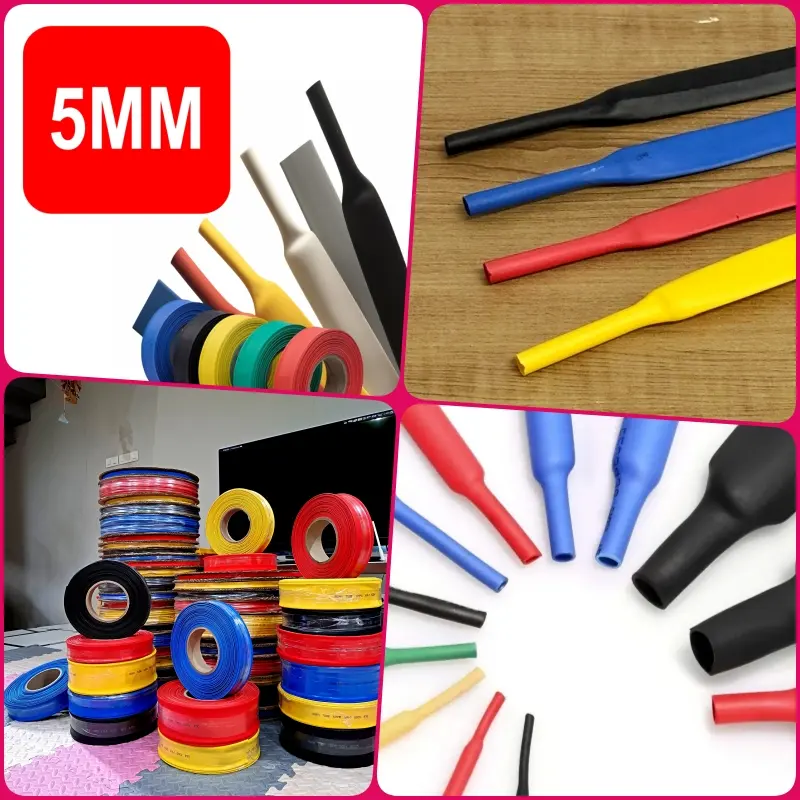 Heatshrink Tubing/Selongsong/Selang Bakar 5MM HUIDA