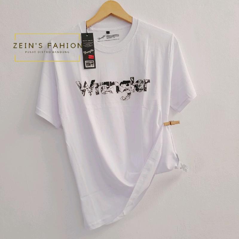 Kaos Wrangler Import pria lengan pendek / katun premium combed 30s 0