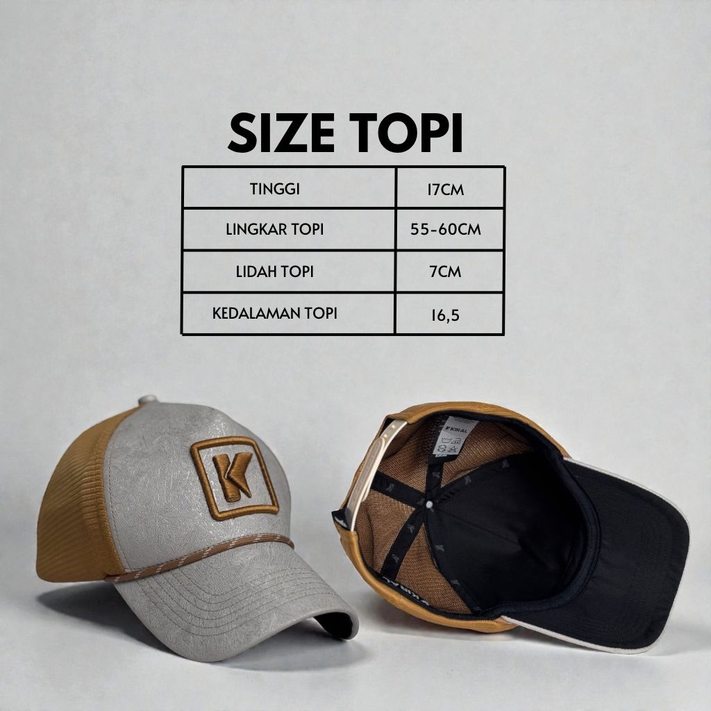 Kiral Trucker Meshline Carrara Black Kiral Trucker Meshline Carrara Black