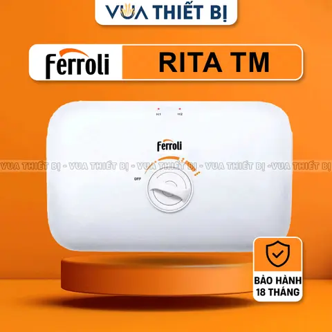 Bình nóng lạnh trực tiếp Ferroli Rita TM FS-4.5TM 4500W cho bếp rửa bát an toàn
