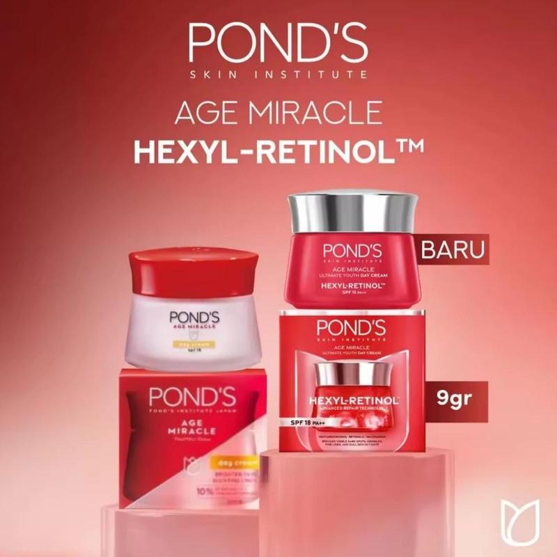 Ponds Age Miracle Hexyl Retinol Niacinamide Day / Night Cream 9gr Facial Vitamin Wajah 1