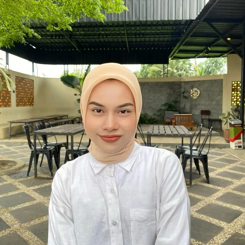 Ash By Aylin - Jilbab bella square hazelnut PollyCotton