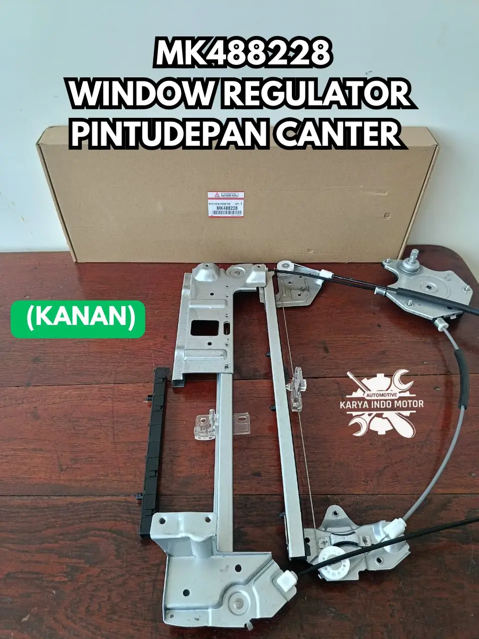 PESAWAT KACA / WINDOW REGULATOR RH KANAN CANTER PS110T/PS125T MK488228