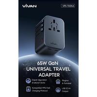 Gambar CHARGER HP VIVAN VPS-T004A GAN 65W FAST CHARGING UNIVERSAL TRAVEL ADAPTER WITH USB TYPE-C STANDAR EROPA EU AMERIKA USA AUSTRALIA AUS INGGRIS UK dari btgcom Kota Denpasar 4 Tokopedia