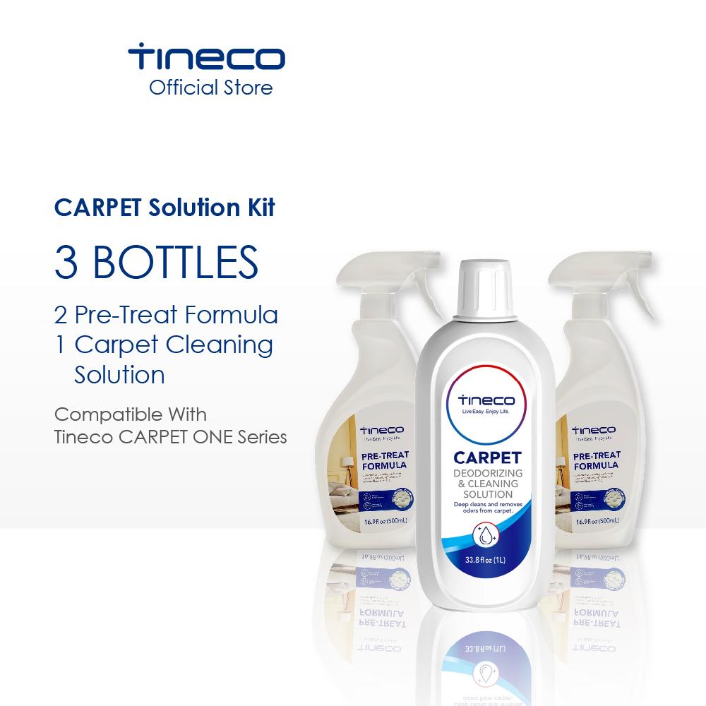 Tineco Carpet Series Pre Treat Formula, Deodorizing & Cleaning Solution Cairan Pembersih Karpet - 3 Bottles