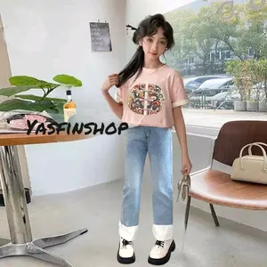 Set Jeans 7/8 Pink  130.140.150.170