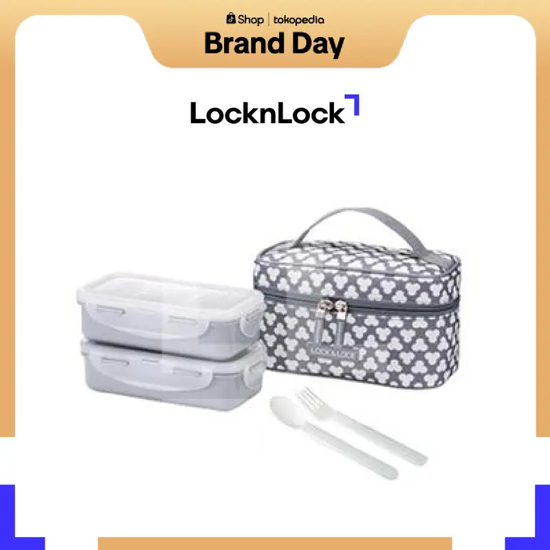 LocknLock Lunch Box Clover Bag 350ML - HPL752C 0