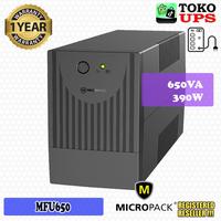 Gambar UPS Micropack MFU650 650V 390W AVR Garansi 2 Tahun Wide Range dengan Stabilizer Voltage Otomatis - Bubble dari TokoUPS Kota Administrasi Jakarta Pusat 1 Tokopedia