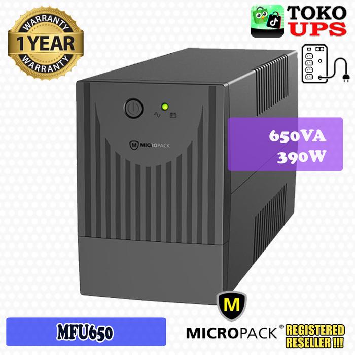 Gambar UPS Micropack MFU650 650V 390W AVR Garansi 2 Tahun Wide Range dengan Stabilizer Voltage Otomatis - Bubble dari TokoUPS Kota Administrasi Jakarta Pusat Tokopedia