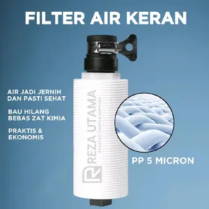 polyster filter keran air saringan penjernih air keran 5 micron