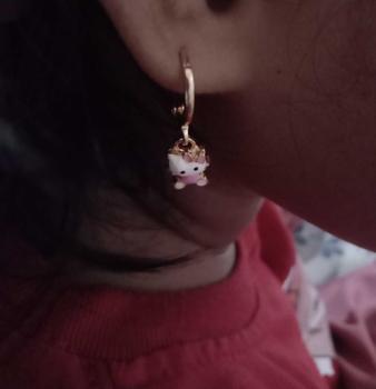 Product Review of Anting Anak Gandul Kotak Anting Klip Titanium Anti Karat COD Cewek Costume Fashion from S**i S**h 0
