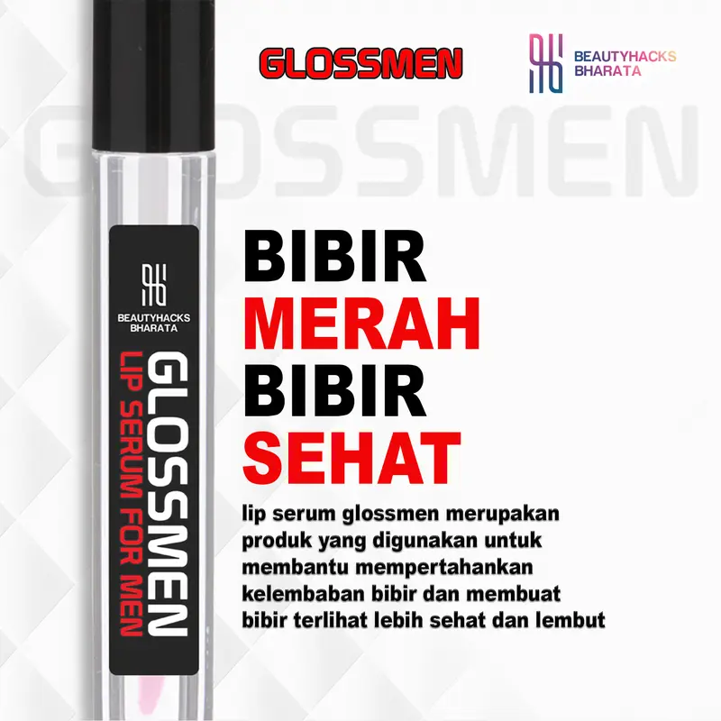 Glossmen Lip Serum Pemerah Bibir - RESMI BPOM 1