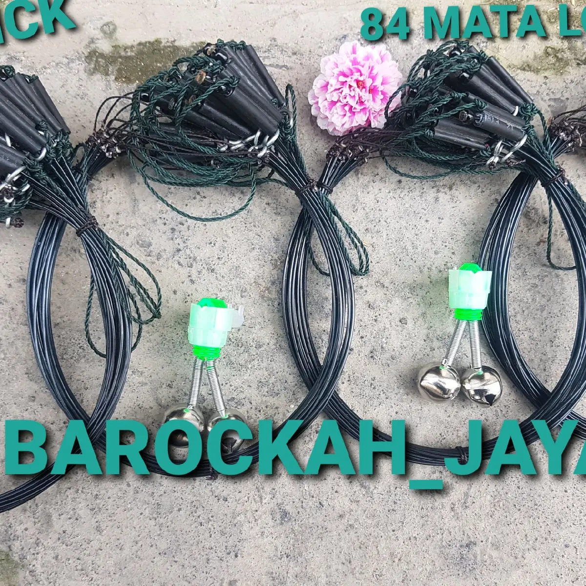 RACIK JERAT RUAK RUAK GANTUNG 84 MATA PANJANG 10 METER BONUS LONCENG