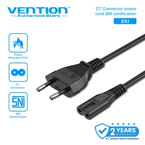 Vention Kabel Power Printer C7 Connector Angka 8 Ac cord Ori