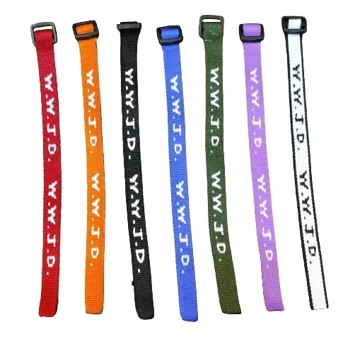 Gelang WWJD kain ( What would Jesus Do)