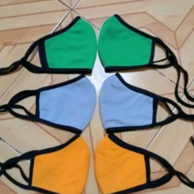 12 pcs Masker Kain 2 lapis / Masker Aerlop 2 ply 8 1