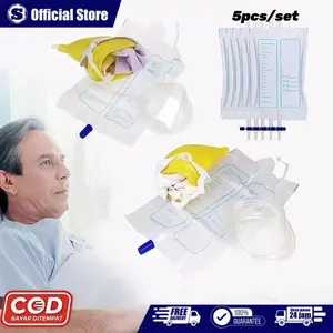 Urine External / Alat Bantu Kantong Kencing Untuk Pria & Wanita Set Dgn Urine Bag