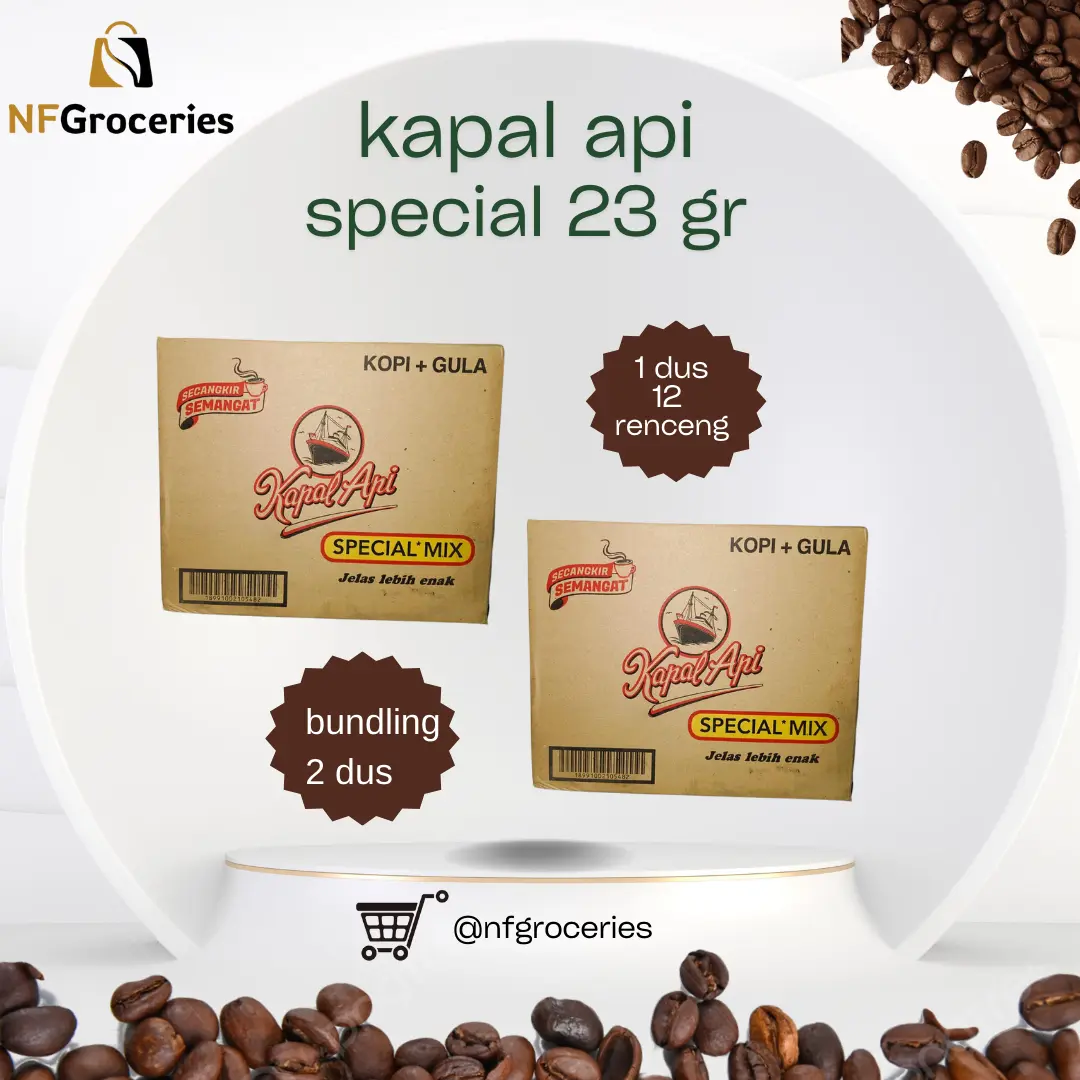 [NFG - PAY01 -  MAE] 2 DUS KOPI KAPAL API //  GOOD DAY // ABC // INDOCAFE 3 BAG //  LUWAK
