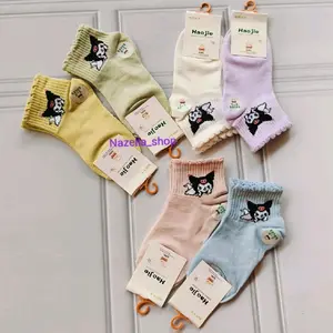 paket 3 dan 6 pasang kaos kaki anak perempuan motif VIRAL PAUD/TK