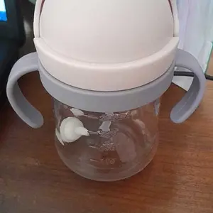 Botol Susu Bayi dan Anak-anak| Sippy Cup | Botol Bayi Dengan Sedotan 250ML | Perlengkapan Bayi } Gelas Bayi