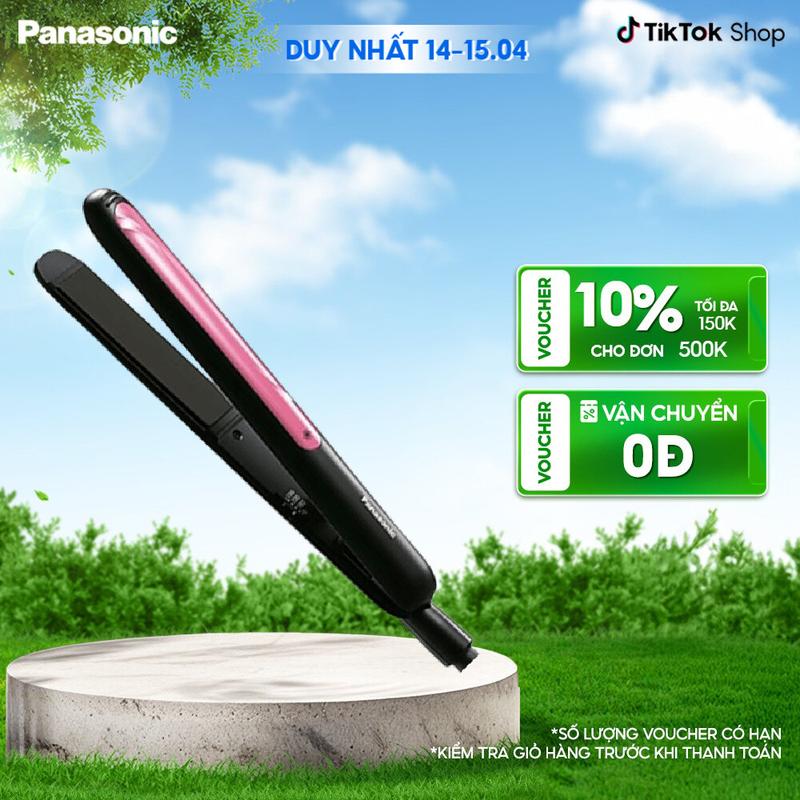 Máy Duỗi và Tạo Kiểu Tóc Panasonic EH-HV21-K645 - Bản Là Trượt Keratin Và Dầu Dừa Phân Bổ Nhiệt Đều - Tạo Kiểu Nhanh Chóng – Bảo Hành Chính Hãng 12 tháng