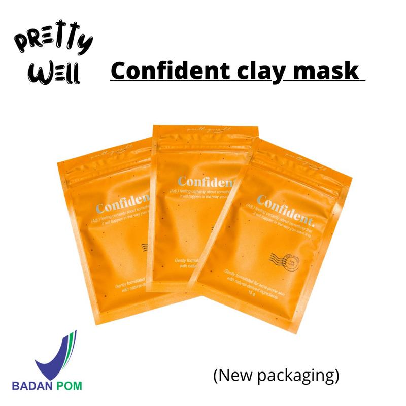 Confident Clay Mask (Masker eksfoliasi)