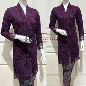 Setelan kebaya modern kartini brokat - Kebaya wisuda remaja mewah - Atasan kebaya modern dan elegan 2024 - Baju kebaya modern pesta lamaran kondangan - Dress kebaya batik panjang wanita dewasa Bawahan Tunik Katun