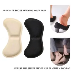 Sepasang Insole Alas Sepatu Wanita 2pcs  Bantalan Pelindung Tumit Kaki Anti Lecet  Kupu-kupu Sepatu Kebesaran Shoe