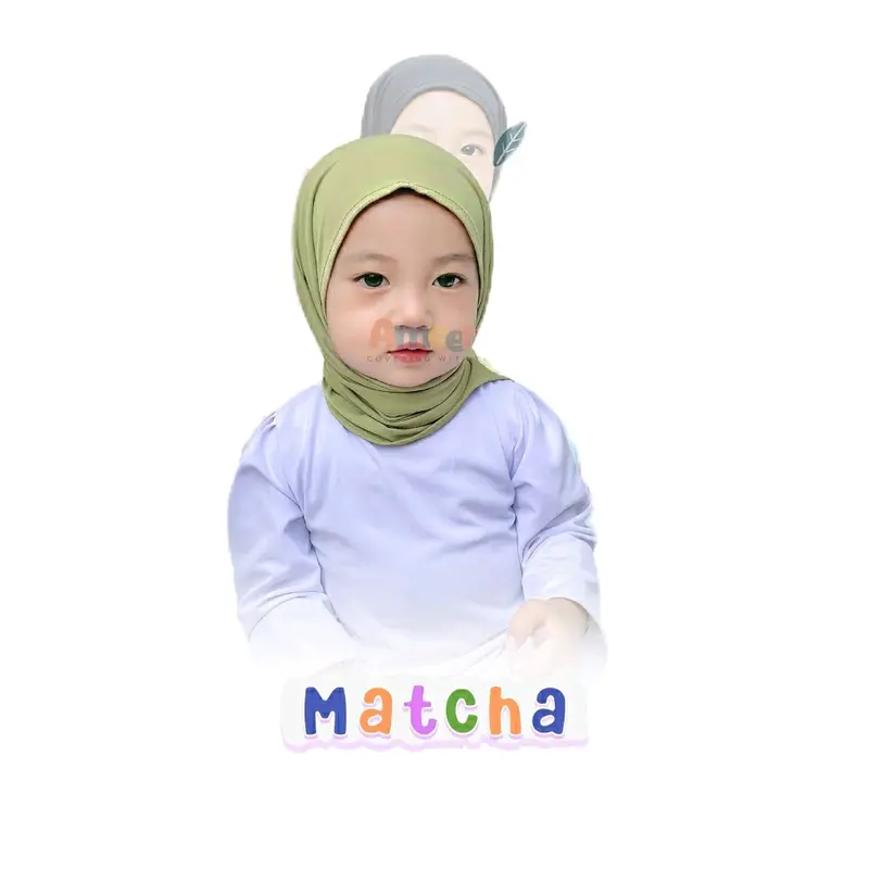 SEGITIGA INSTAN KANCING ANAK ZIYA-SEGITIGA JERSEY USIA 2-5 TAHUN BY DESMONDA Jilbab Muslim Nyaman Kerudung Cantik 6
