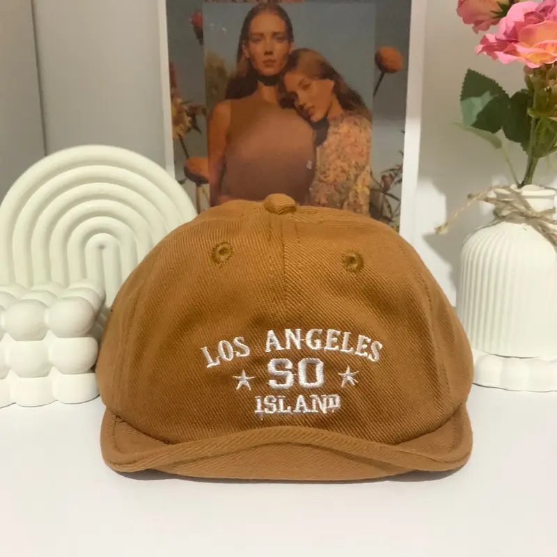 Topi Pet Anak Corduroy Cowok Cewek Usia 6 Bulan Sampai 3 Tahun 6