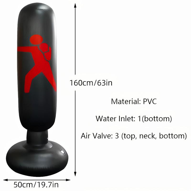 Product Introduction of Thanh Đấm Tự Cân Bằng Bơm Hơi, Đứng, Túi Cát Bơm Hơi Loại Bỏ Căng Thẳng Dọc, Thích Hợp Cho Người Lớn Giảm Căng Thẳng, Tập Thể Dục Và Thể Dục Tại Nhà Cho Trẻ Em, Đồ Chơi Tập Karate Và Taekwondo, Được Làm Bằng Chất Liệu PVC Dày 8