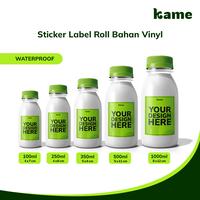 Jual Sticker Label Roll Botol Minuman | Sticker Roll Custom | Bahan ...