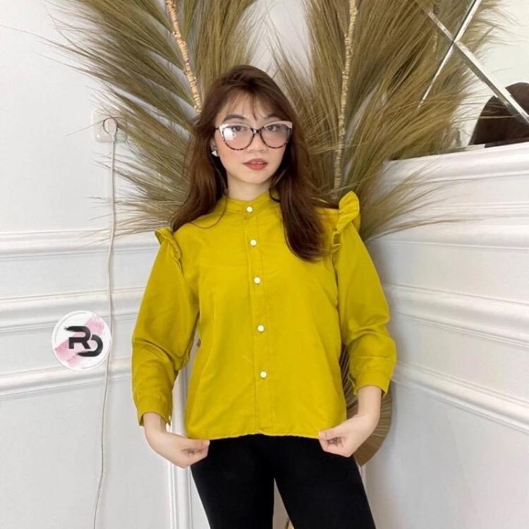 Mini Ruffle / fuschia / claire top / hara ruffle / ARA BLOUSE/ YURIM BLOUSE 8