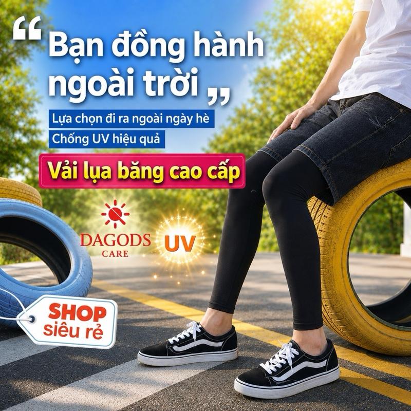Ống Chân Chống Nắng UV UPF50+ Premium 2026 Vượt Trội, Nam Nữ Chuyên Thể Thao Pickleball Tenis và Hoạt Động Ngoài Trời Chất Vải Mát Lạnh Dày Dặn