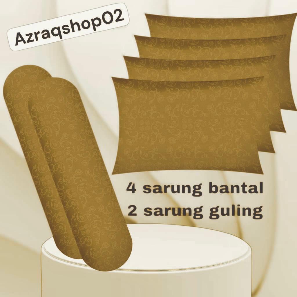 SARUNG BANTAL TIDUR RESLETING SET ISI 6 PCS 4 SARBAN 2 SARGUL EMBOS PILIHAN WARNA BANYAK  DAN LEMBUT
