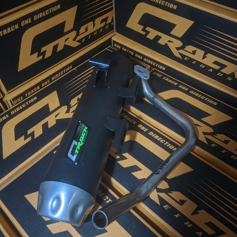 knalpot standar racing copy tzm matic original OTRACK exhaust fullsistem beat scoppy nmax aerox pcx 8