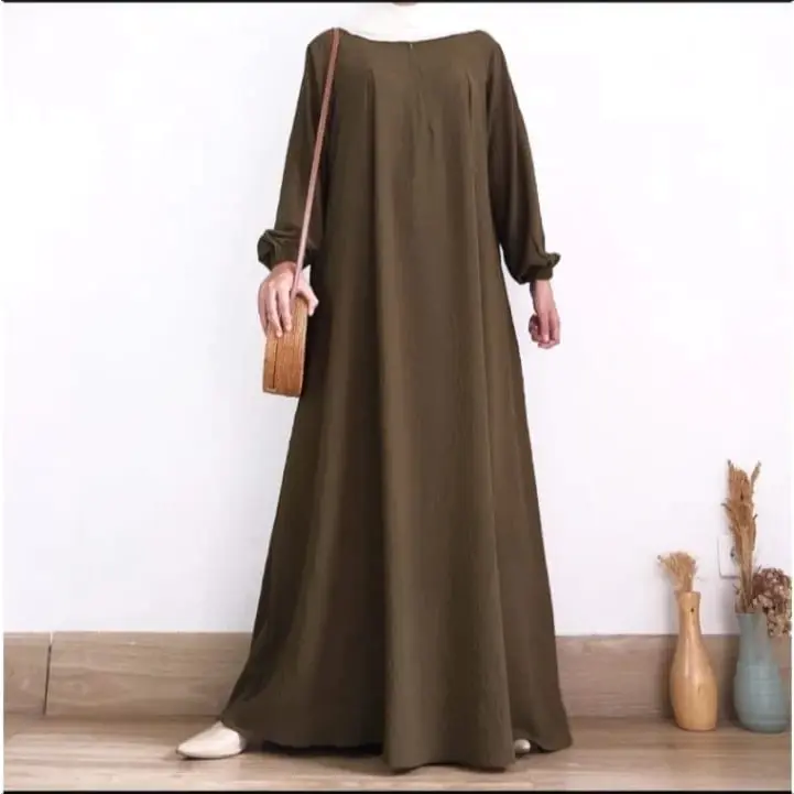 Longdress Gamis Crinkle Airflow Premium Busui Friendly