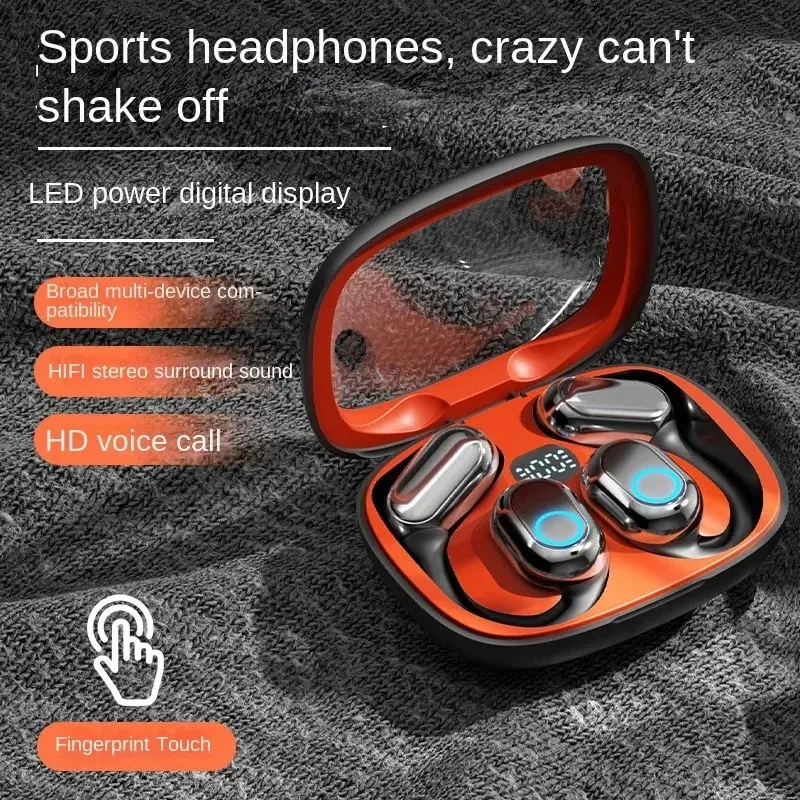 On-Ear Sports Bluetooth Long Range Wireless Open Bone Conduction Headphones