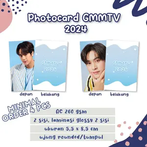 Photocard gmmtv 2024 2 sisi glossy thai actor aktor thailand