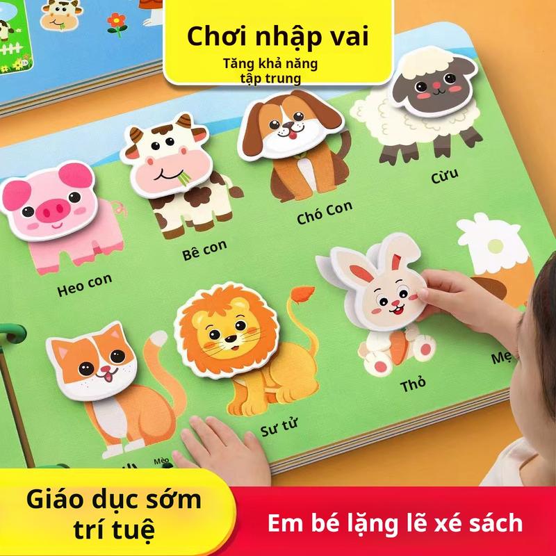 Sách Rách, Chủ Đề Động Vật, Giáo Dục Sớm, Quà Tặng Quai Dán, - TikTok ...