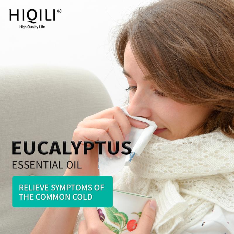HiQiLi Eucalyptus Essential Oil 100% Natural Plant Therapeutic Grade Aromatherapy Diffusion Massage Bathing 3