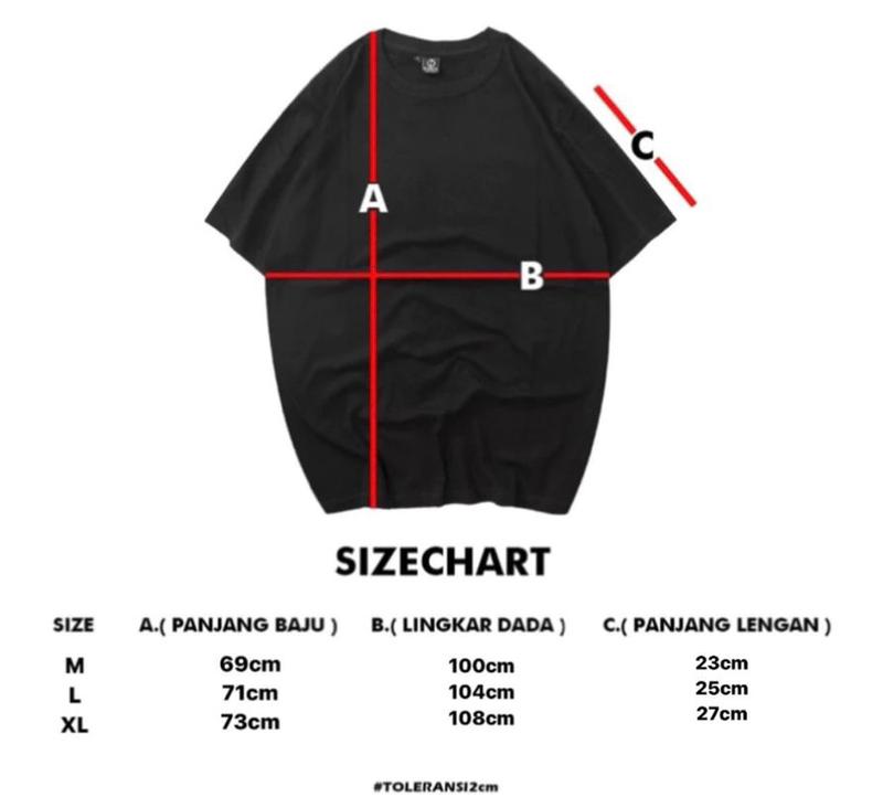 Kaos Oversize Soft Combed Rainbow Sablon Distro Baju Pria 6
