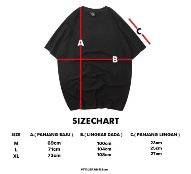 Kaos Oversize Soft Combed Rainbow Sablon Distro Baju Pria 6