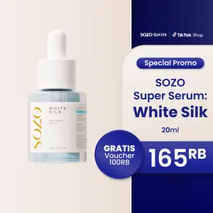 SOZO SKIN Super Serum White Silk + FREE VOUCHER Treatment 100K